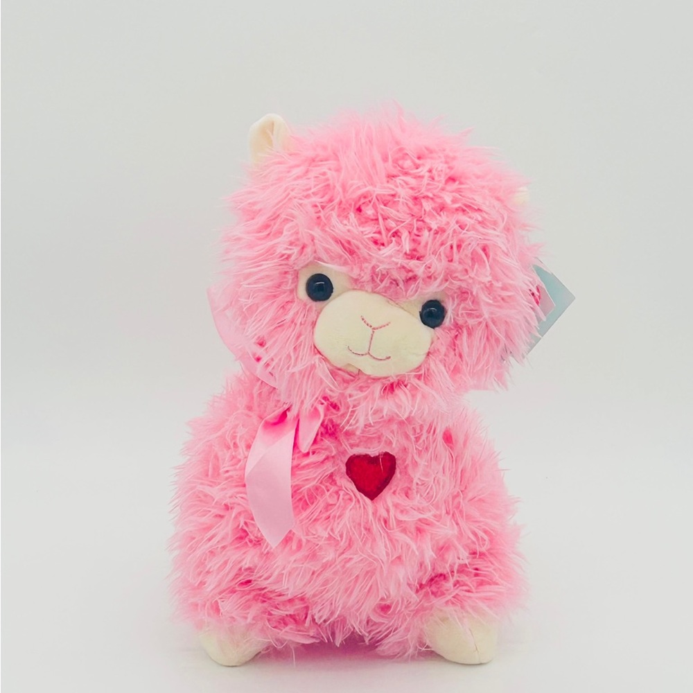 Large pink valentines heart Lama